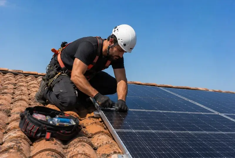 Maintenance et monitoring de panneaux solaires à Hirel